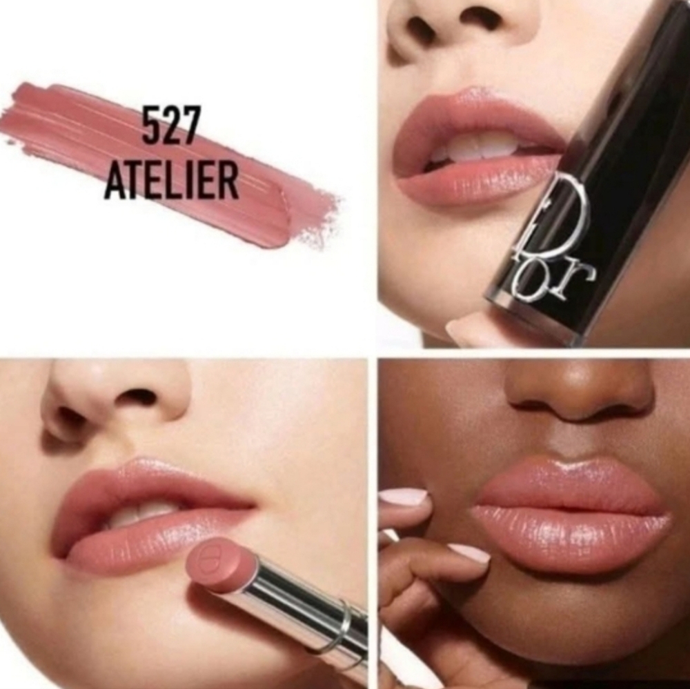 Dior Addict Rouge Brilliant Shine Lipstick -527 Atelier (Refillable) - Picture 3 of 6